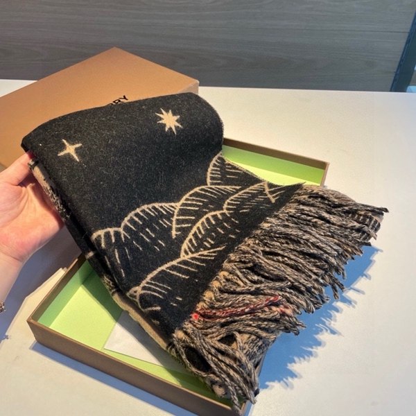 ブランドマフラー素材ディテール